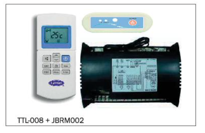 รูมเทอร์โมสตรัท TOTALINE Model: TTL-008 + JBRM002